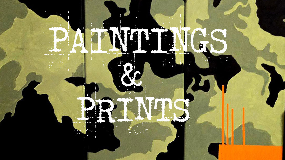 Camouflage art banner for the Art shop 